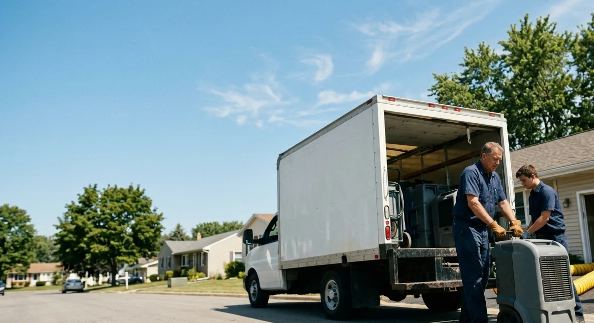 Water Damage Cleanup in Pitsburg, OH near me